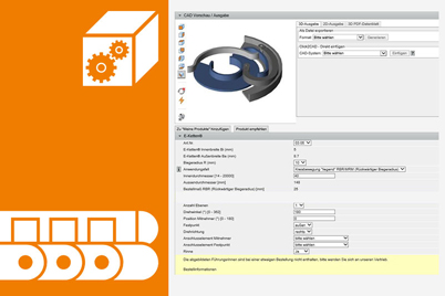 CAD Konfigurator für Kreisbewegung